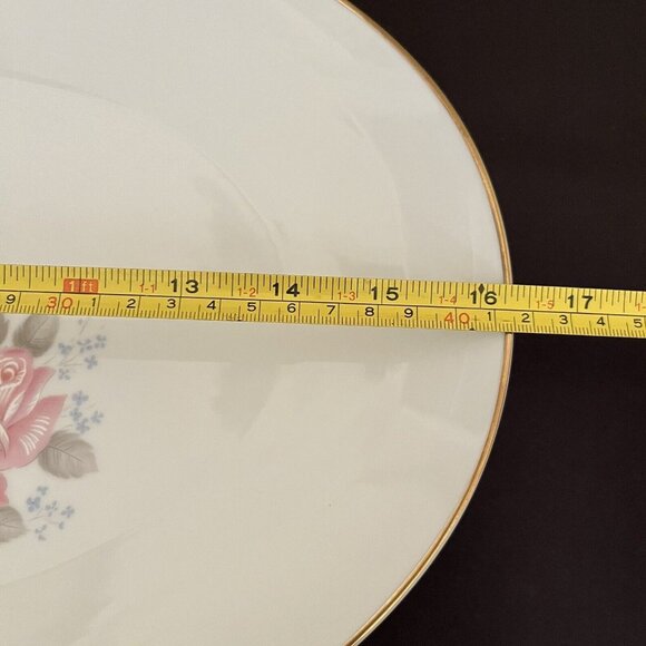 Noritake Japan ROSEVILLE Pattern 16 Inch Oval Serving...